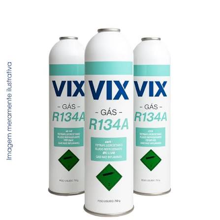 Gás refrigerante R134A 750g para ar-condicionado - Refri Rio Peças