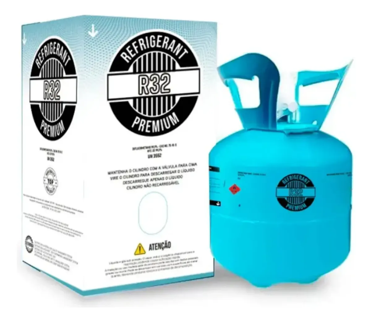 Gás Refrigerante R32 3kg para ar-condicionado - Refri Rio Peças